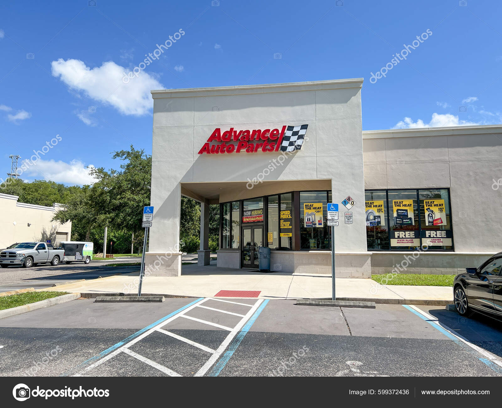Orlando Usa August 2022 Exterior Advanced Auto Parts Store Orlando